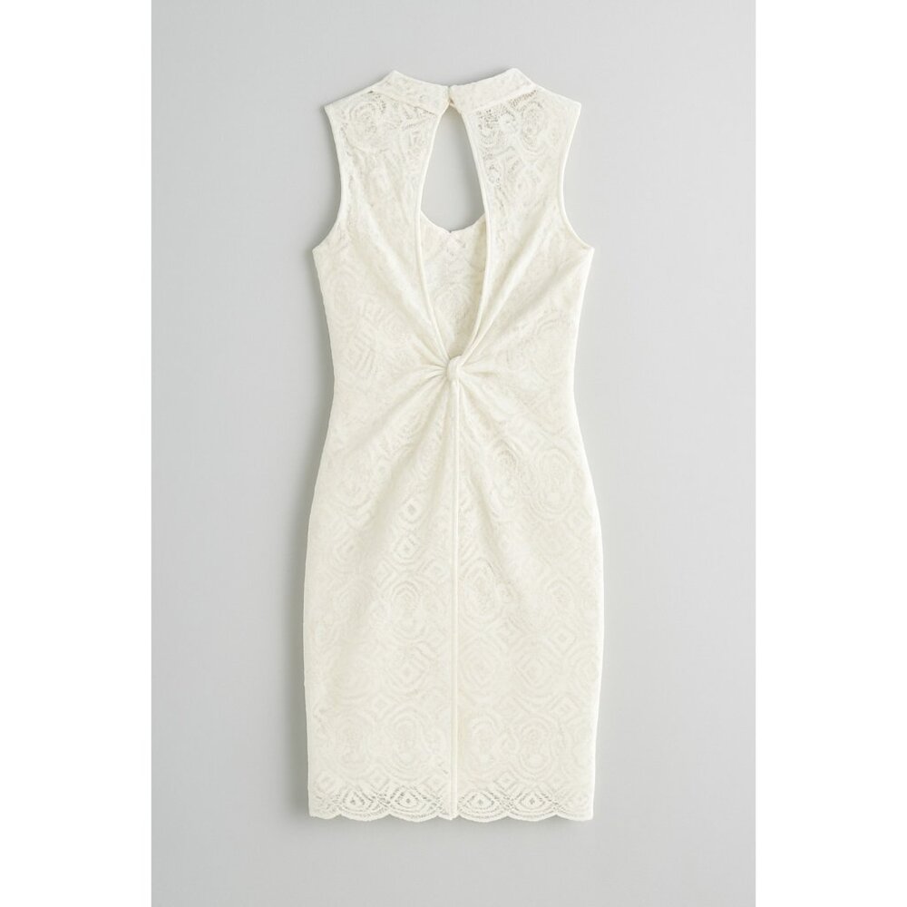 Guess by Marciano White Bodycon Mini Dress Size M Rushed Cocktail Party